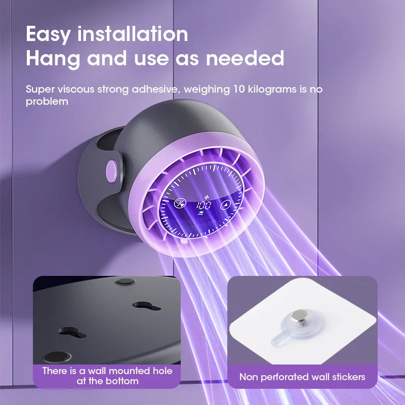 Whisper-Quiet Touch Desk Fan
