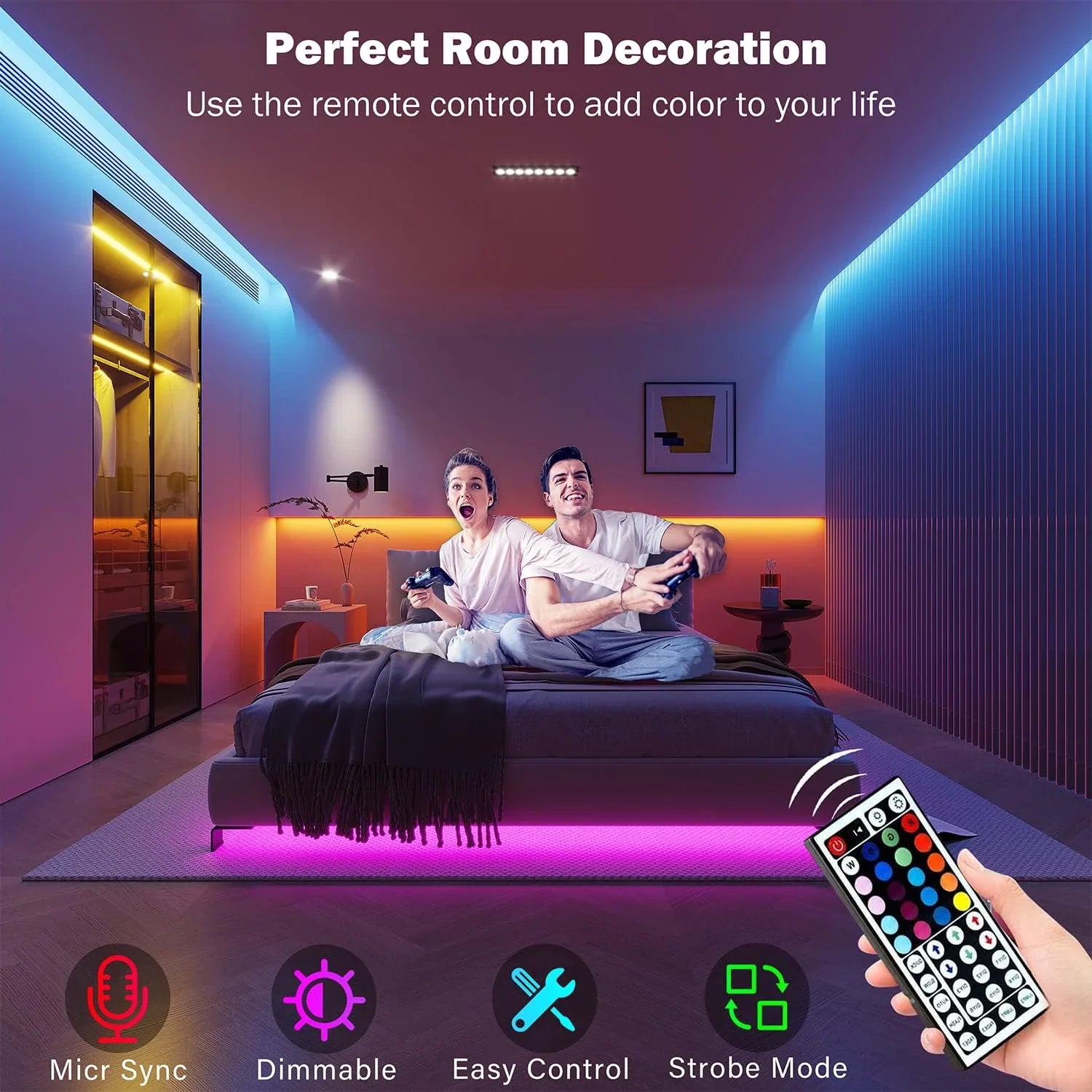 Colorful Room Party Lights